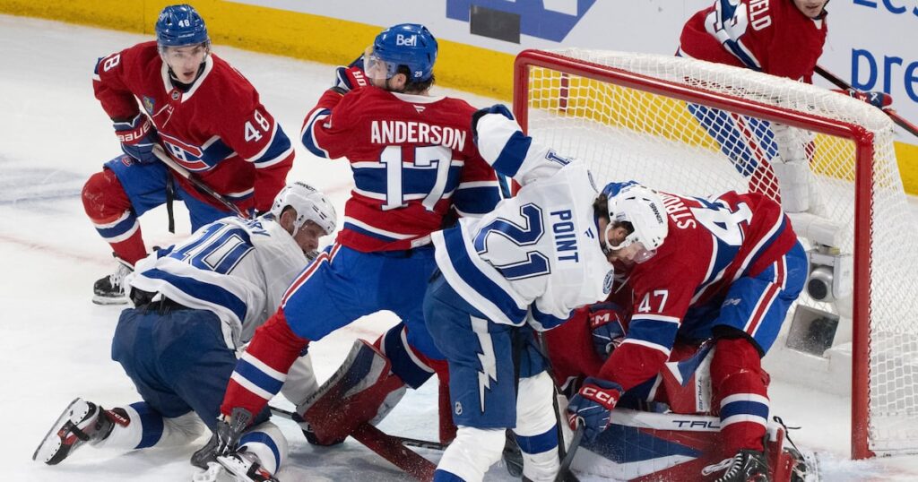 Montreal Canadiens, Tampa Bay Lightning remain scoreless after second period of Game 6