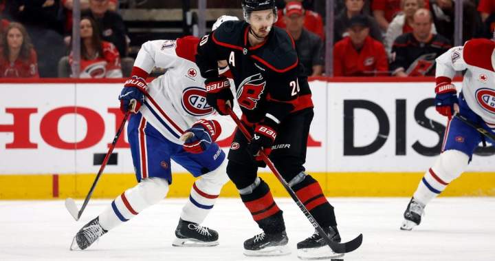 Call Of The Wilde: Carolina Hurricanes even the series with OT against Montreal Canadiens - Montreal
