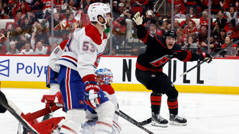 Canadiens fall short in series-tying loss to Hurricanes