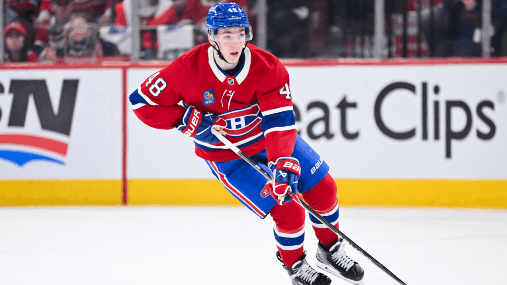 Hutson unfazed, rising to occasion for Canadiens ahead of Eastern 2nd Round