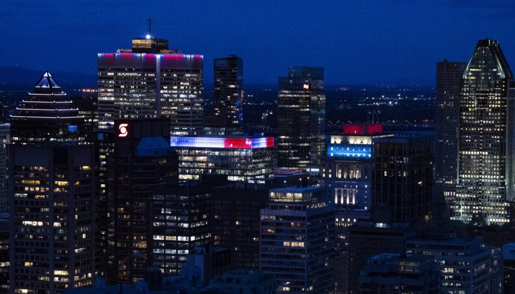 Bleu, blanc, rouge dominates skyline as Habs fever grips Montreal