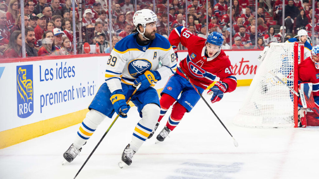 NHL EDGE stats for Sabres-Canadiens Game 7