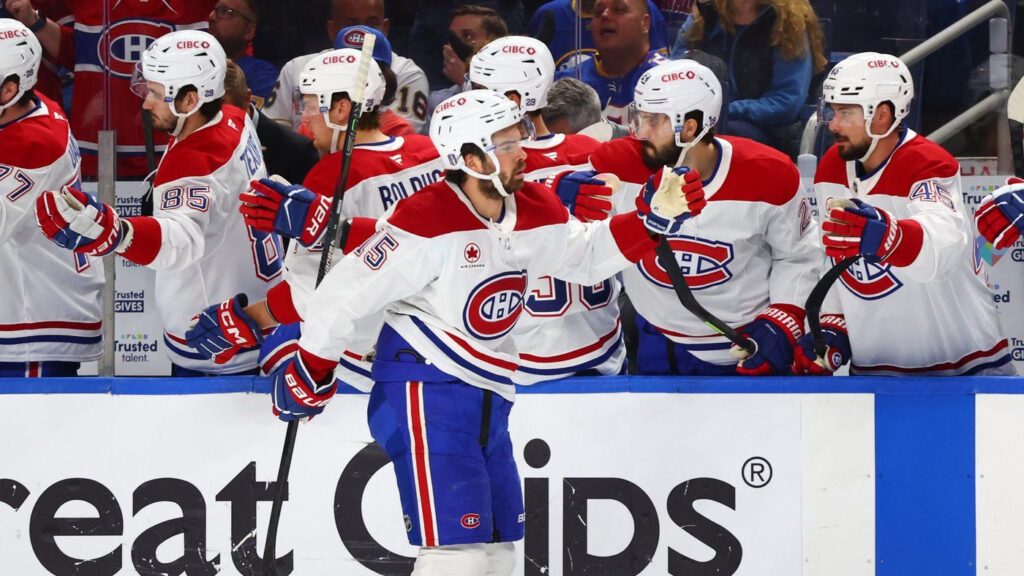Canadiens even playoff series against Sabres with 5-1 win