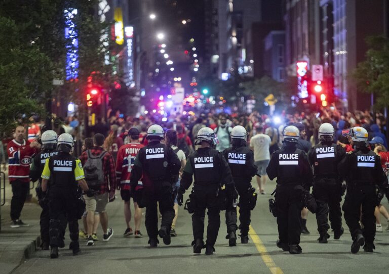 How Montreal police and the city prepare for Habs playoff gatherings