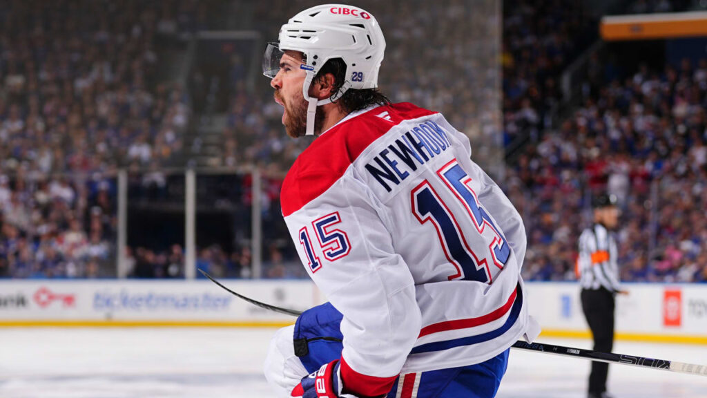 ‘Relentless’ Newhook scores 2, fires up Canadiens in Game 2 win