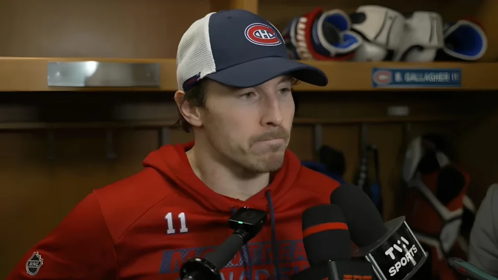 Photo of Canadiens veteran Brendan Gallagher.