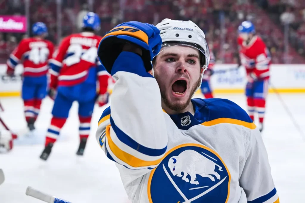 Sabres sign Zach Benson to seven-year extension