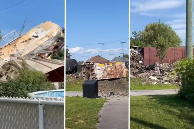 Train derails in Repentigny - Montreal Gazette