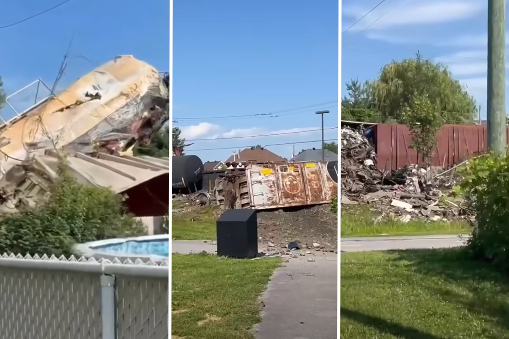 Train derails in Repentigny - Montreal Gazette