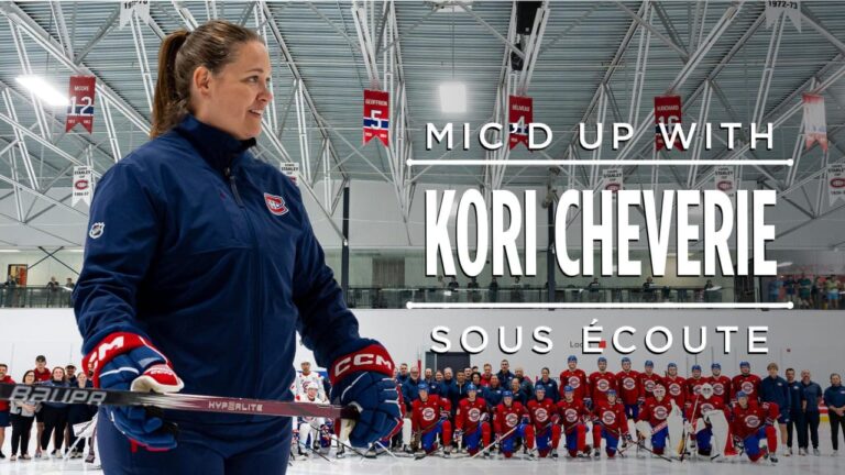 Mic'd up: Kori Cheverie | Montréal Canadiens