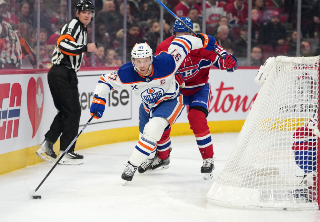 NHL: Edmonton Oilers at Montreal Canadiens