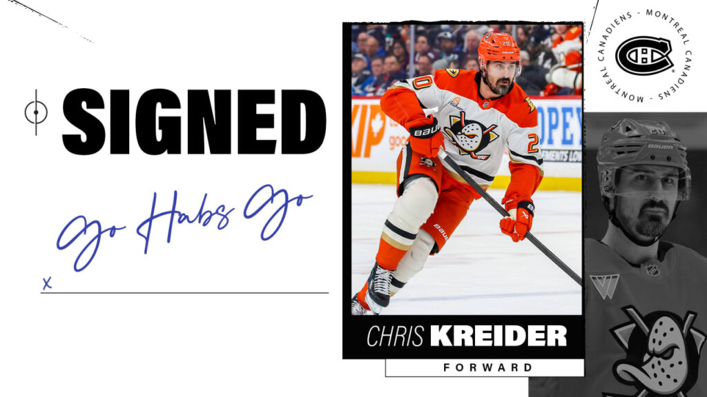 One-year contract for Chris Kreider