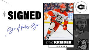 One-year contract for Chris Kreider